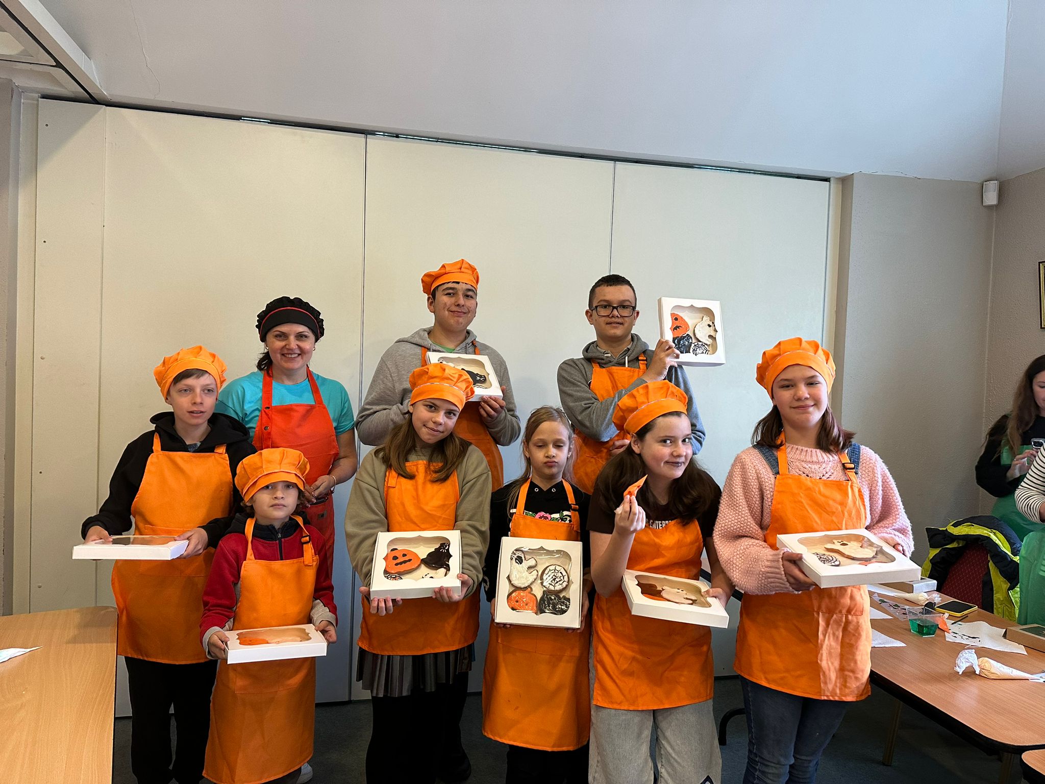 Painting on gingerbread in West Wicklow