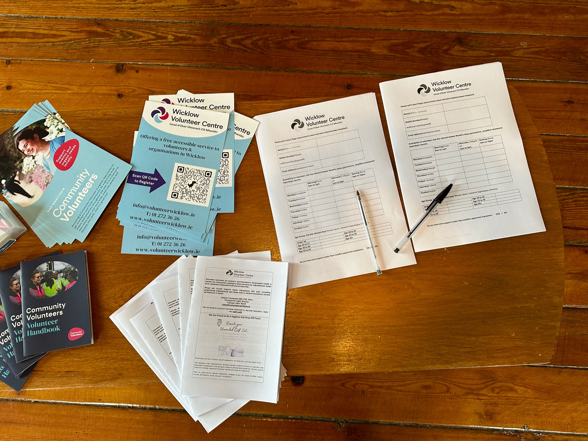 Meeting with new volunteers from Ukraine in 2024