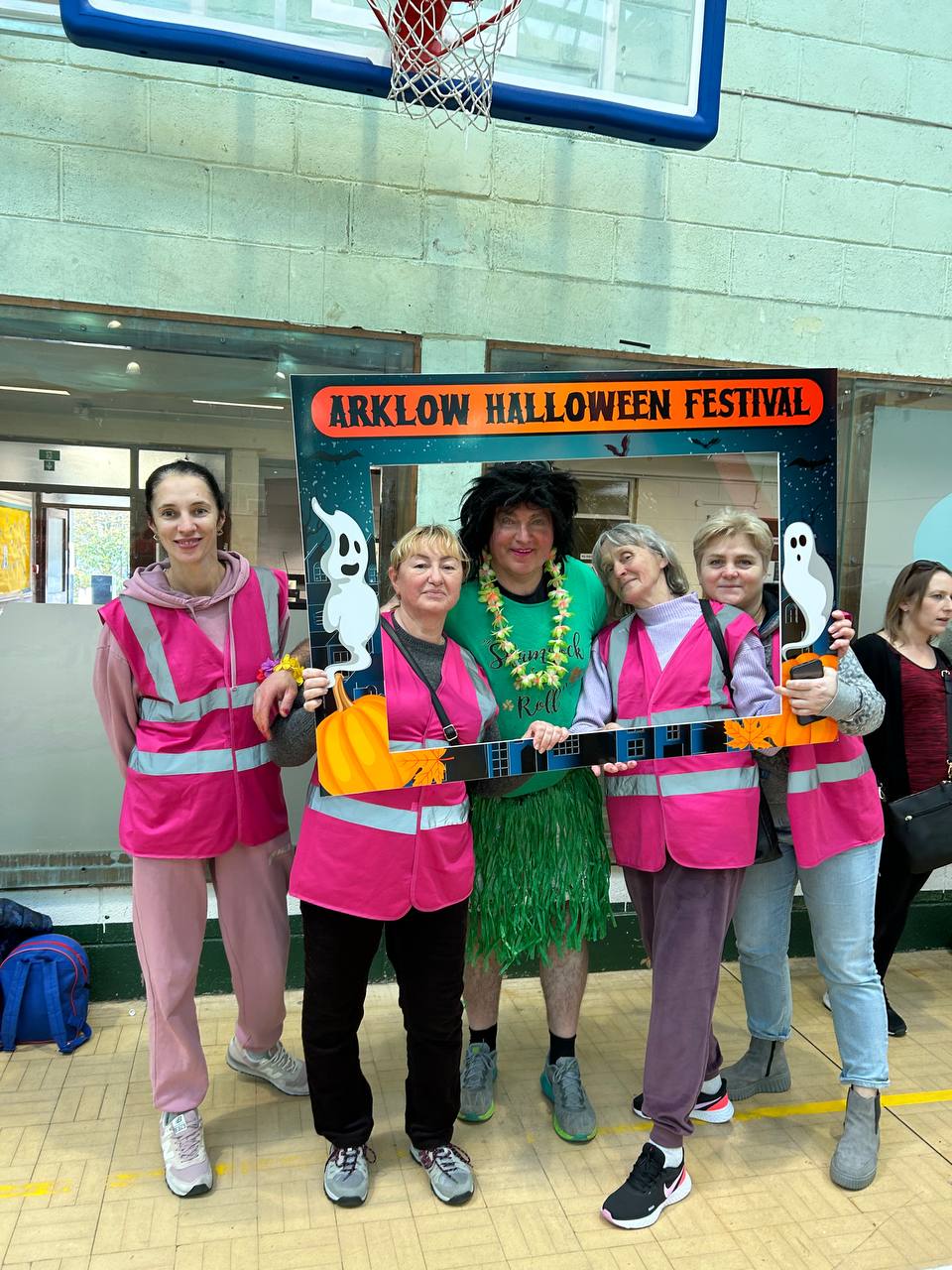 Community Volunteers helping at Halloween 2024